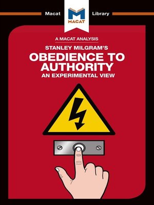cover image of An Analysis of Stanley Milgram's Obedience to Authority